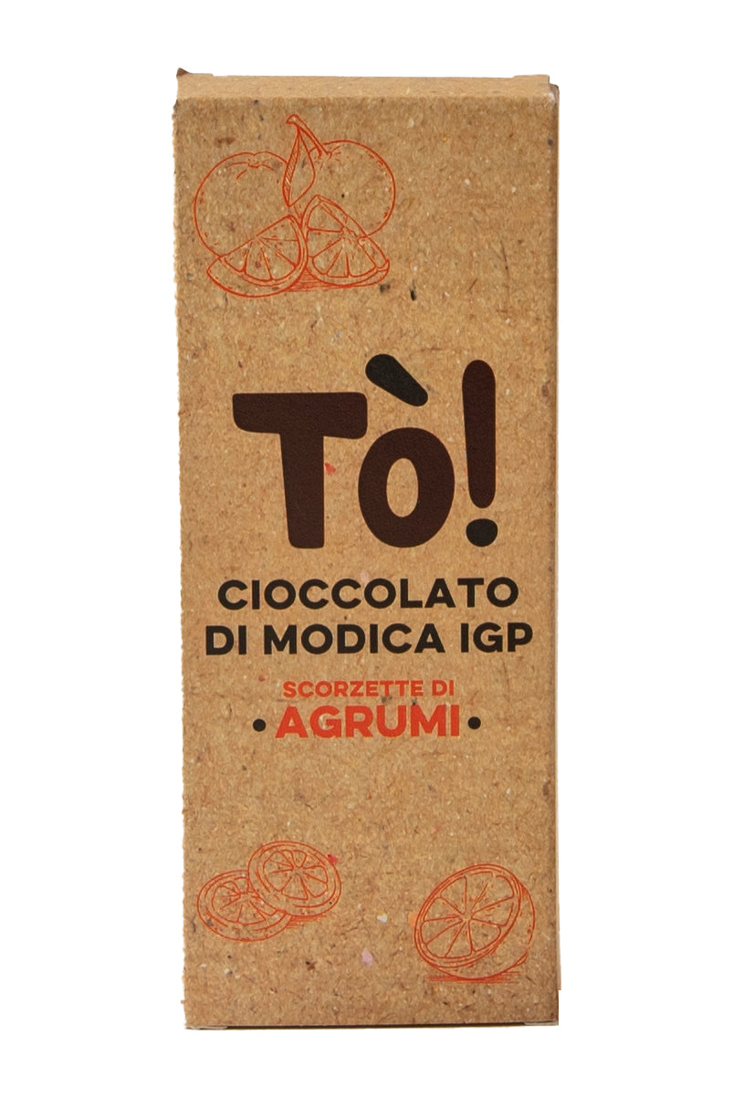 Cioccolato di Modica IGP BIO - scorze di Agrumi