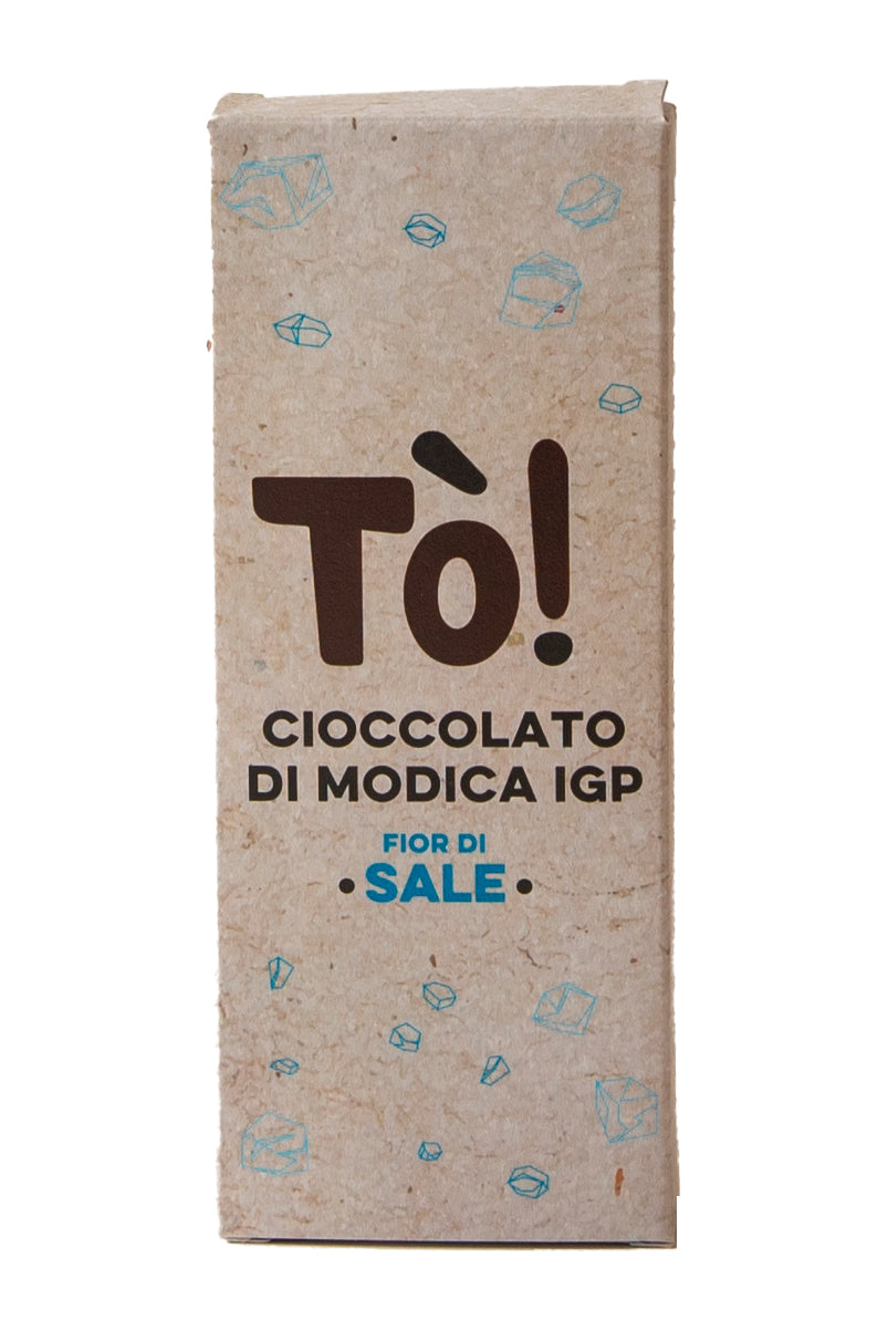 Cioccolato di Modica IGP BIO - fior di Sale di Sicilia