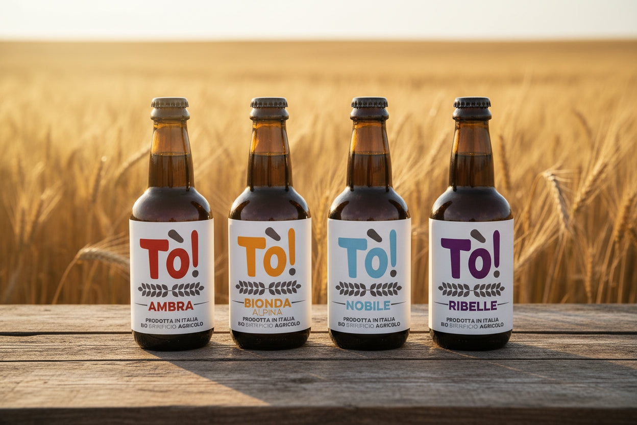 🍺 Birra Artigianale Agricola Biologica "AMBRA" 33 CL