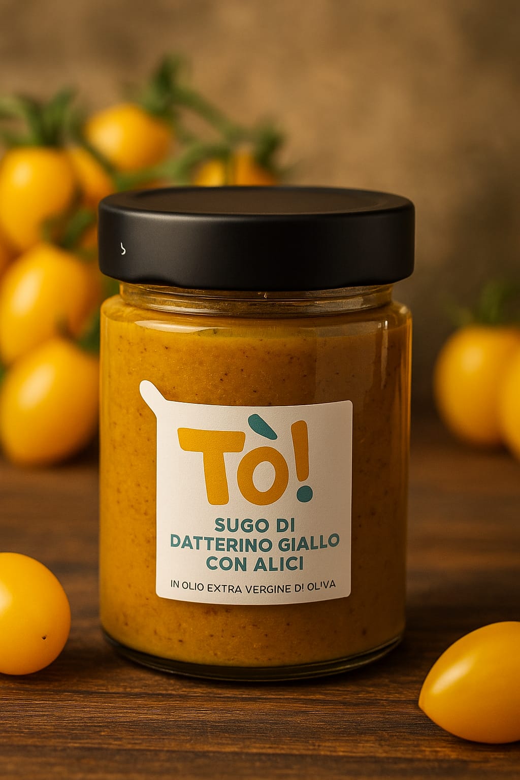 Sugo Pronto di Datterino Giallo con Alici 314 ML