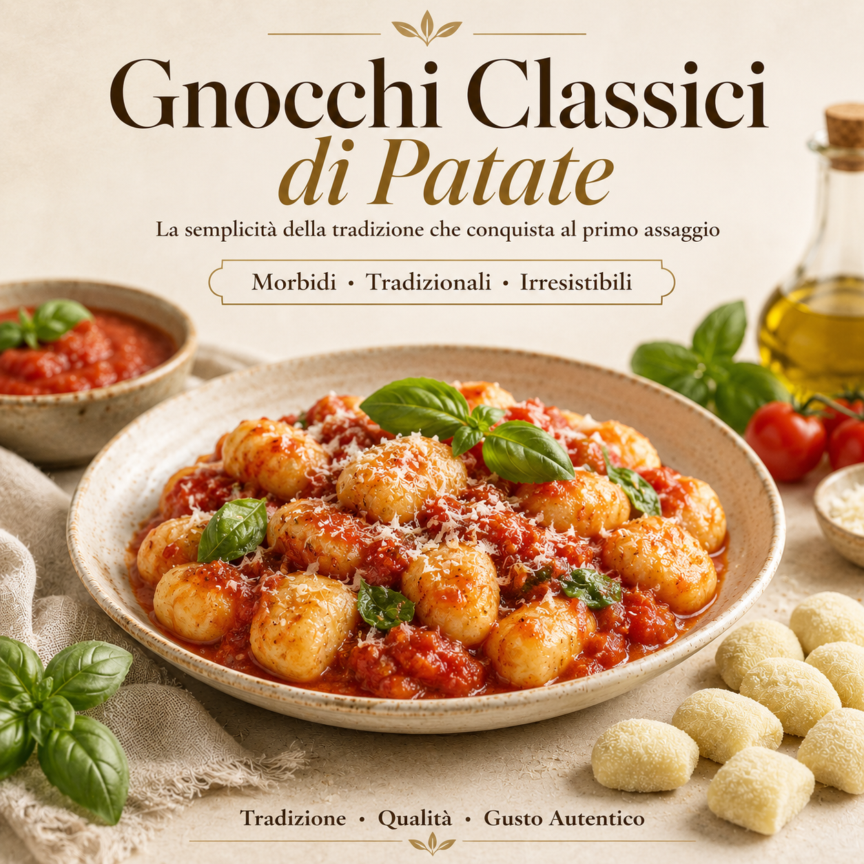 Gnocchi di Patate Freschi Classici – 2kg