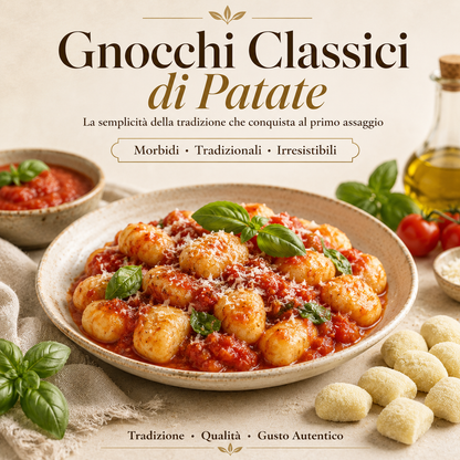 Gnocchi di Patate Freschi Classici – 2kg