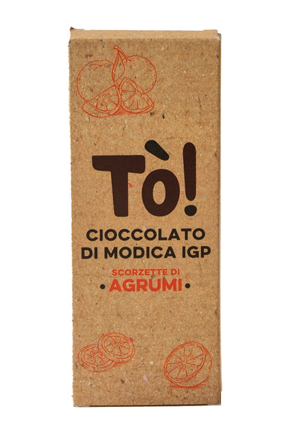 Cioccolato di Modica IGP BIO - scorze di Agrumi