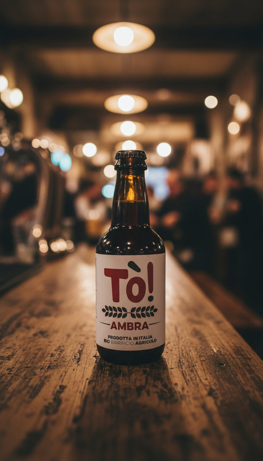 🍺 Birra Artigianale Agricola Biologica "AMBRA" 33 CL