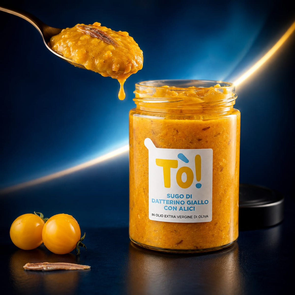 Yellow Datterino Tomato Sauce with Anchovies 314 ML