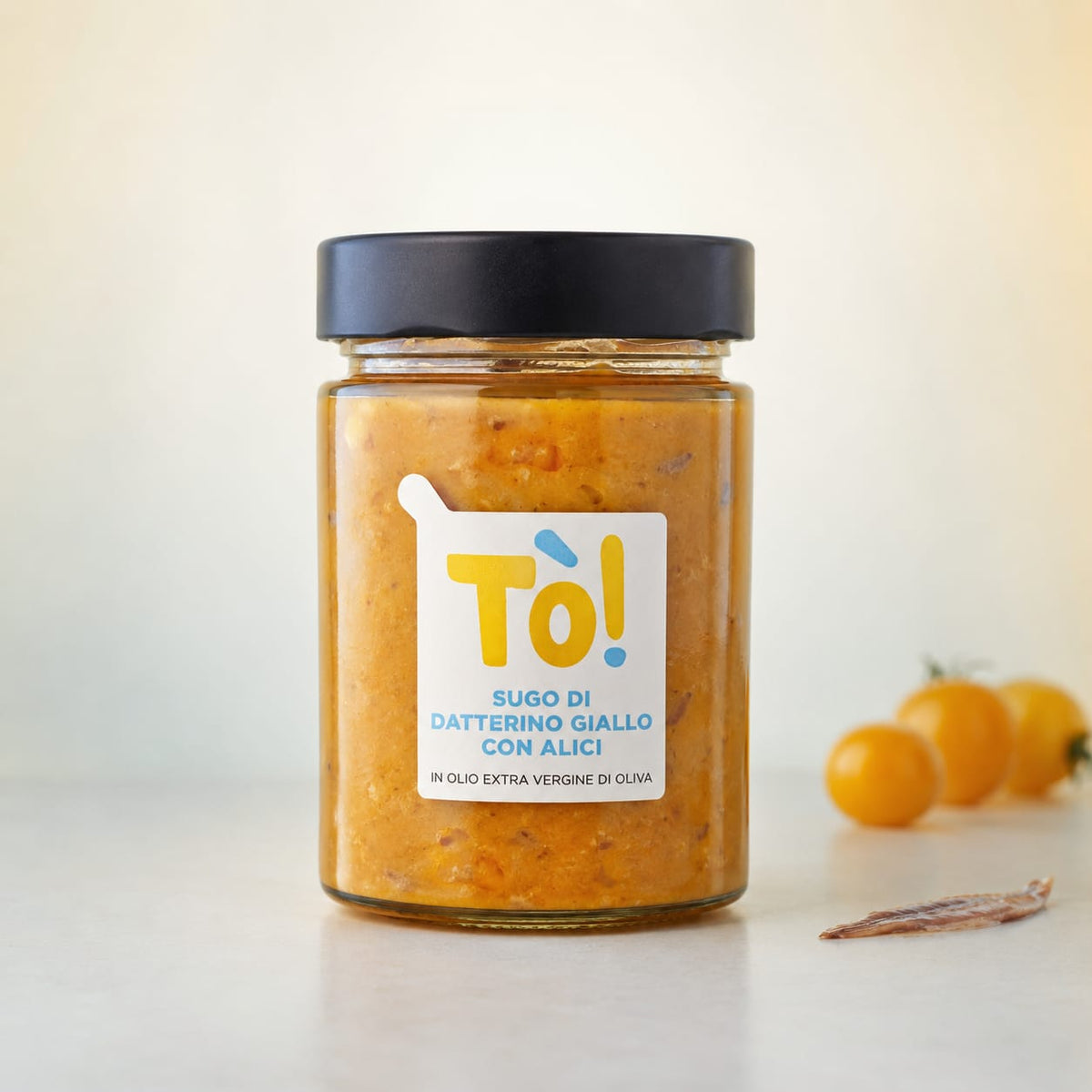 Yellow Datterino Tomato Sauce with Anchovies 314 ML