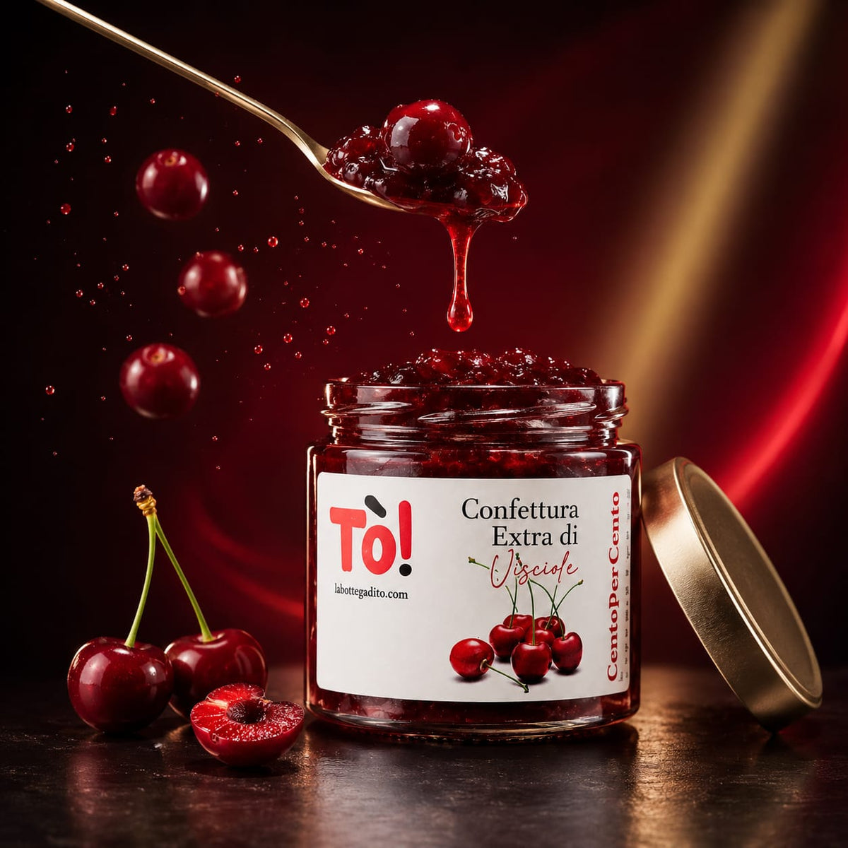 Sour Cherry Extra Jam 100%