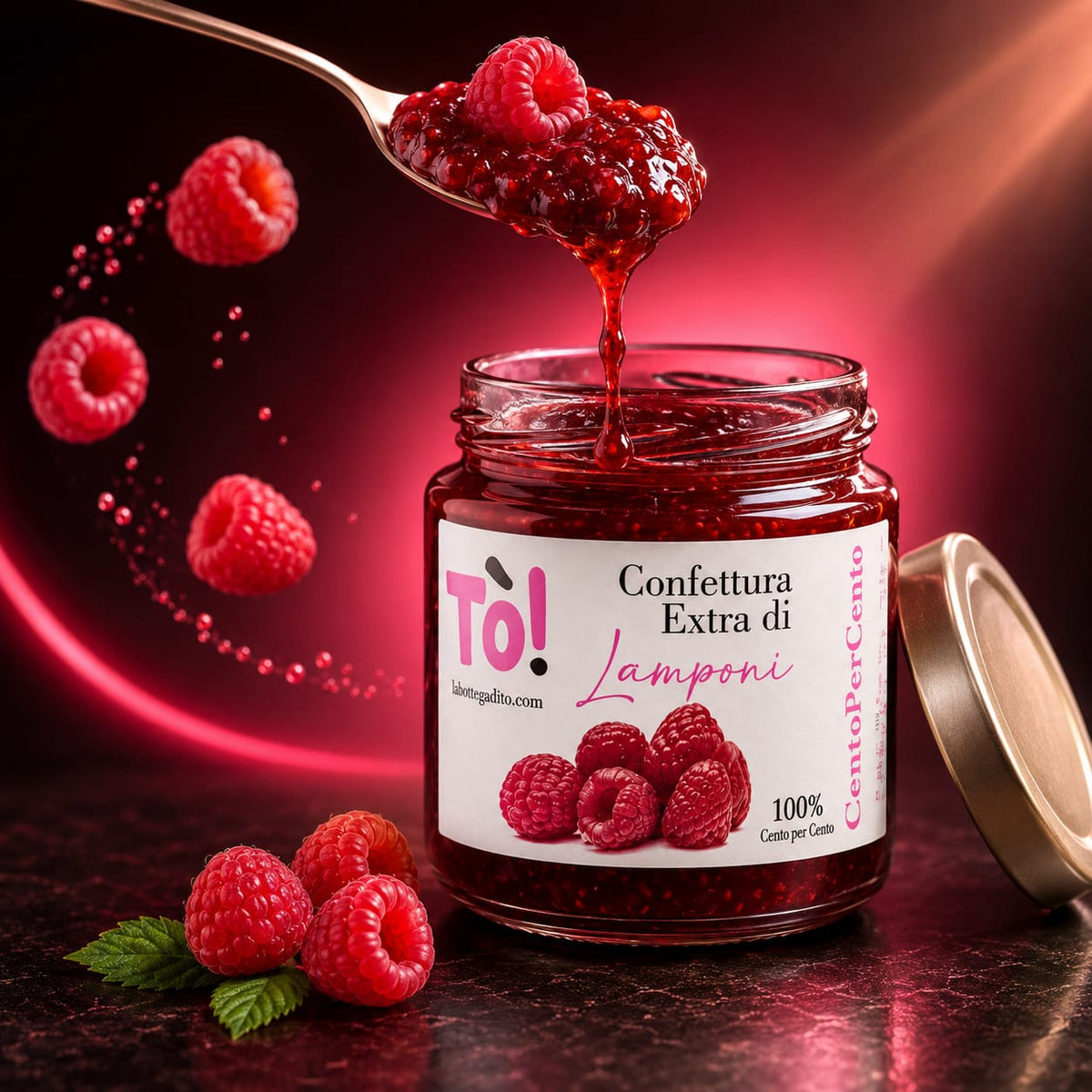 100% Extra Raspberry Jam