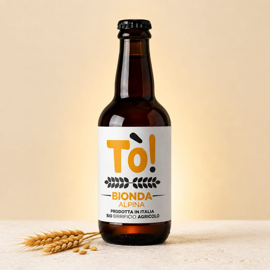 Birra Artigianale Agricola Biologica "BIONDA ALPINA" 33 CL