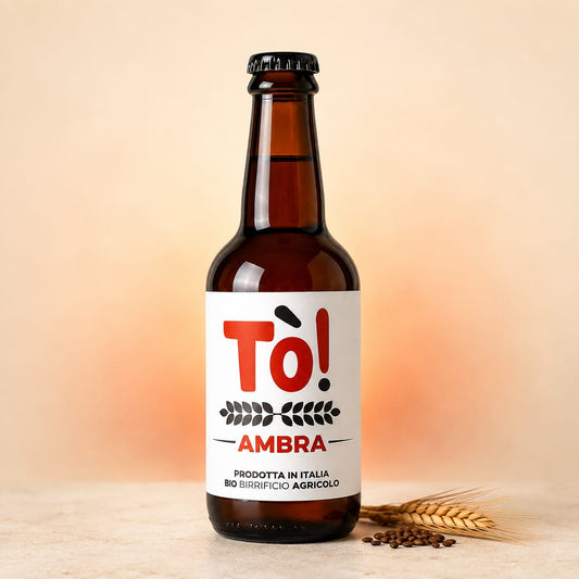 Birra Artigianale Agricola Biologica "AMBRA" 33 CL