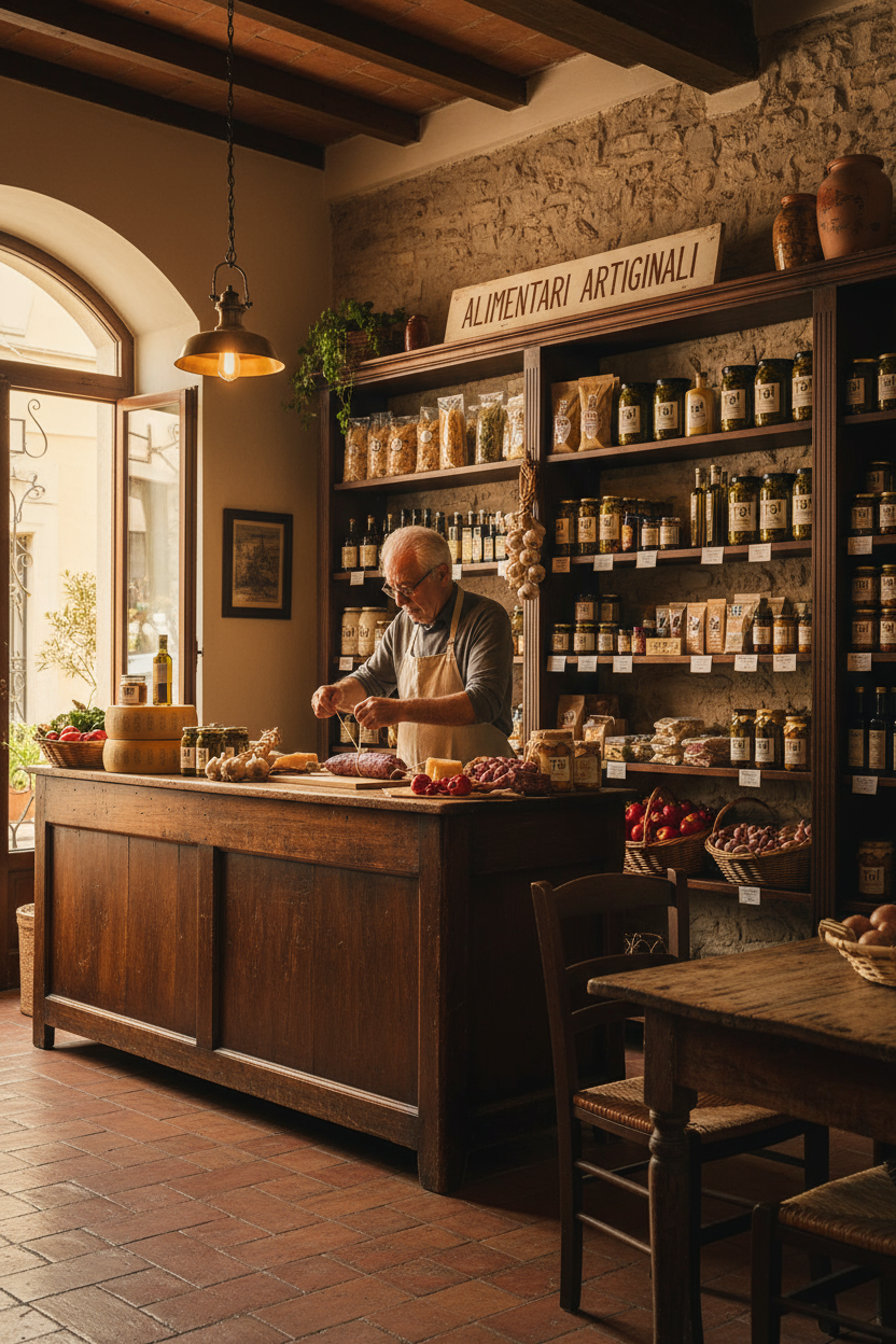 Bottega artigianale con gamma completa prodotti Tò