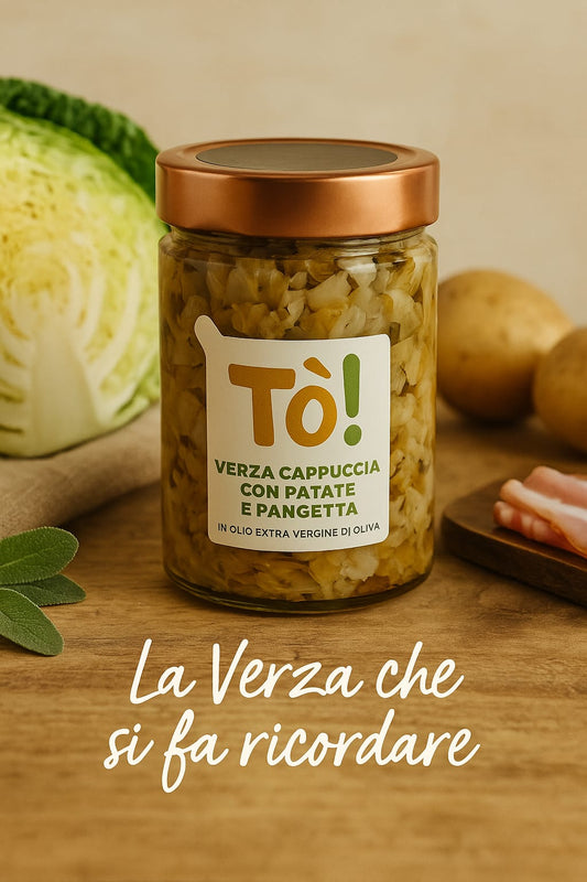 Verza Cappuccia con Patate e Pancetta 580 ML