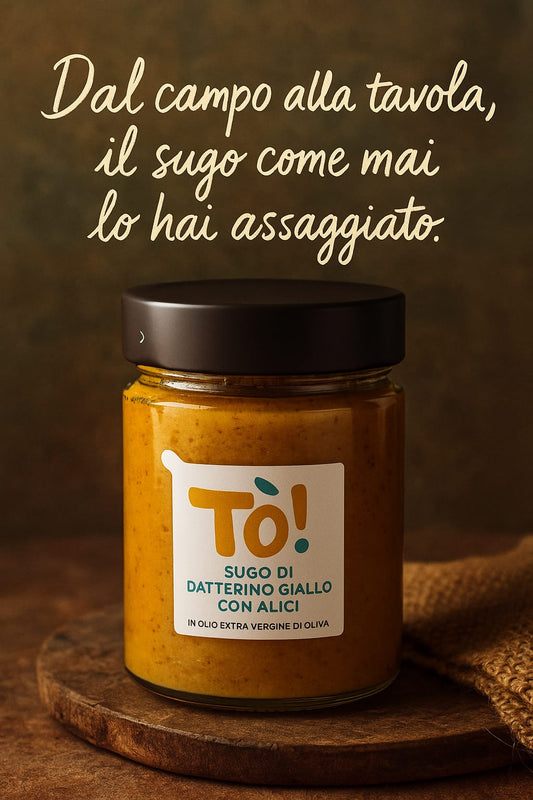 Sugo Pronto di Datterino Giallo con Alici 314 ML
