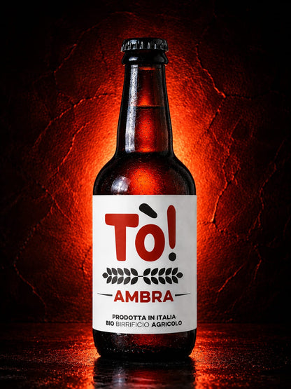 🍺 Birra Artigianale Agricola Biologica "AMBRA" 33 CL