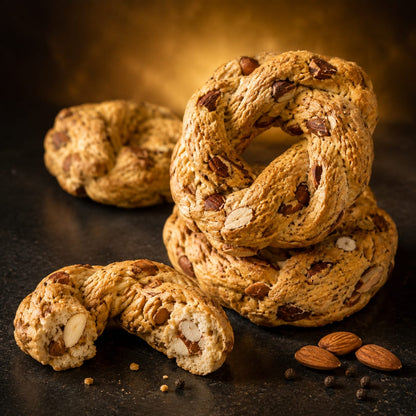 Taralli Sugna, Pepe e Mandorle – 300g