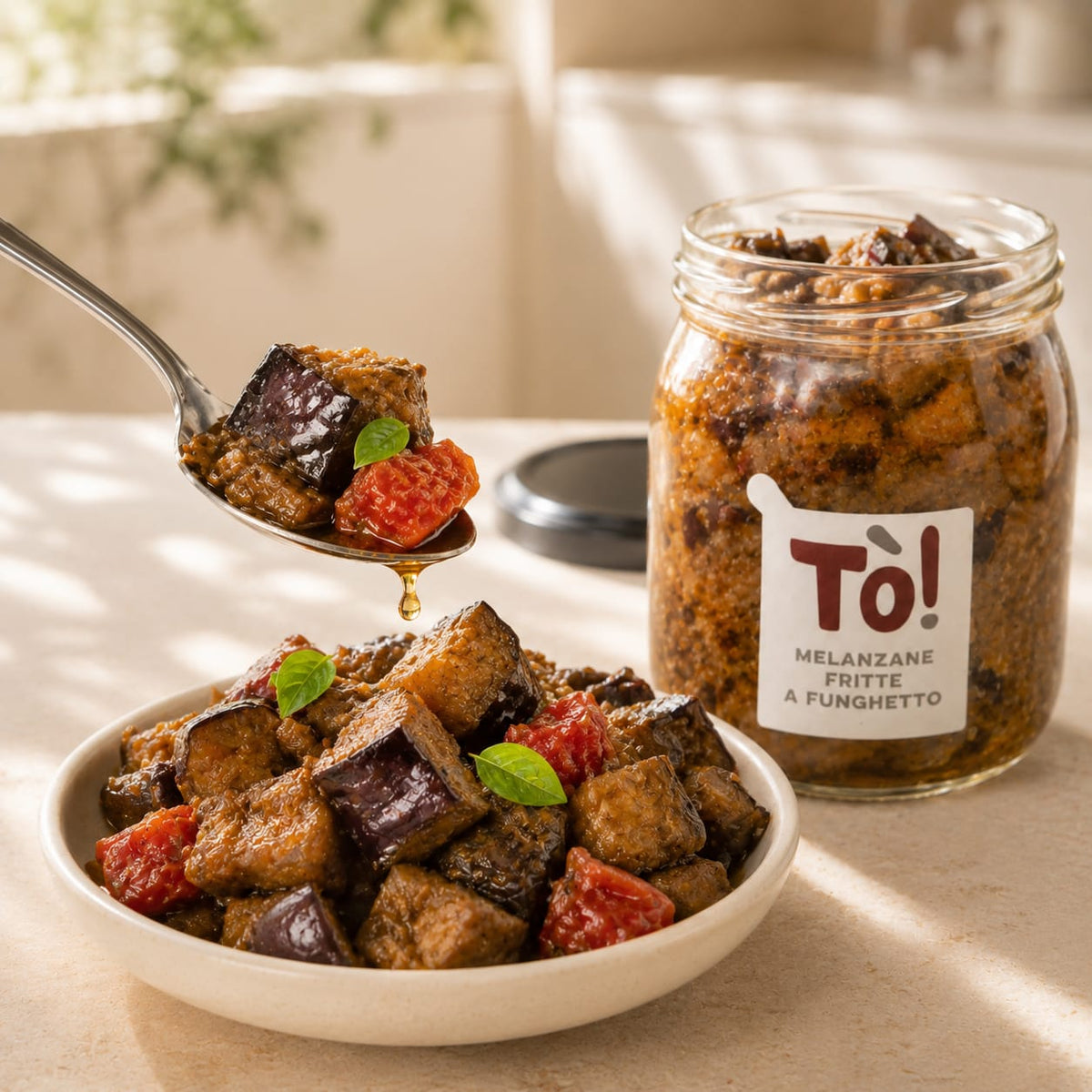Fried Aubergines (Funghetto Style) 580 ML